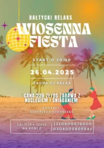 ulotka imprezy Wiosenna Fiesta 26.04.2025
