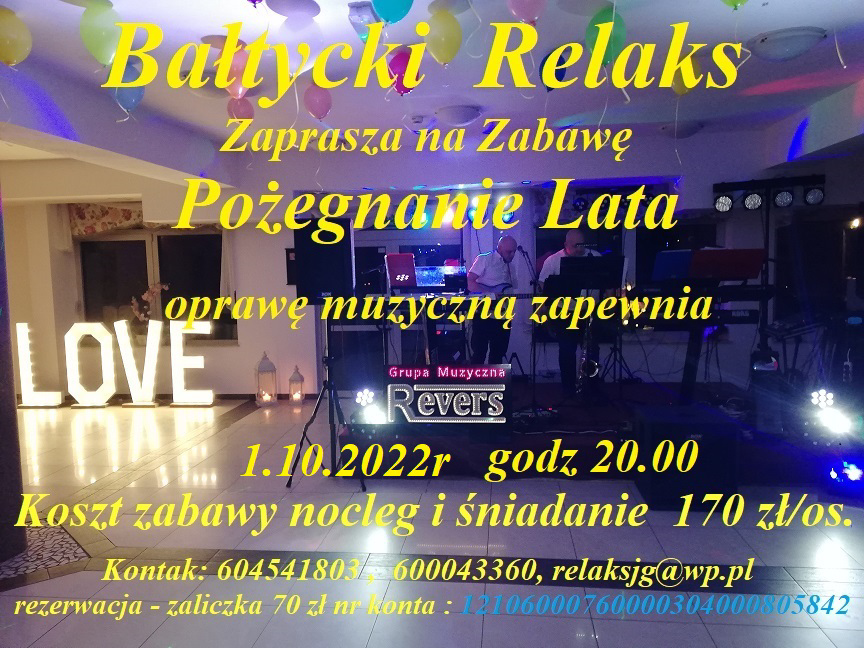 Pożegnanie lata 1 października 2022